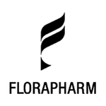 Schwarzes Logo des Unternehmens Florapharm.