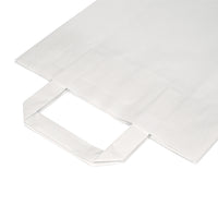 Papier Tragetasche Weiß — Farb-Variantenansicht für unterschiedliche Marken-Optiken